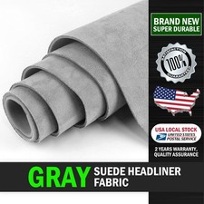 60" L 60" W Suede Headliner Fabric with Foam Backing Material For Car/Truck Roof