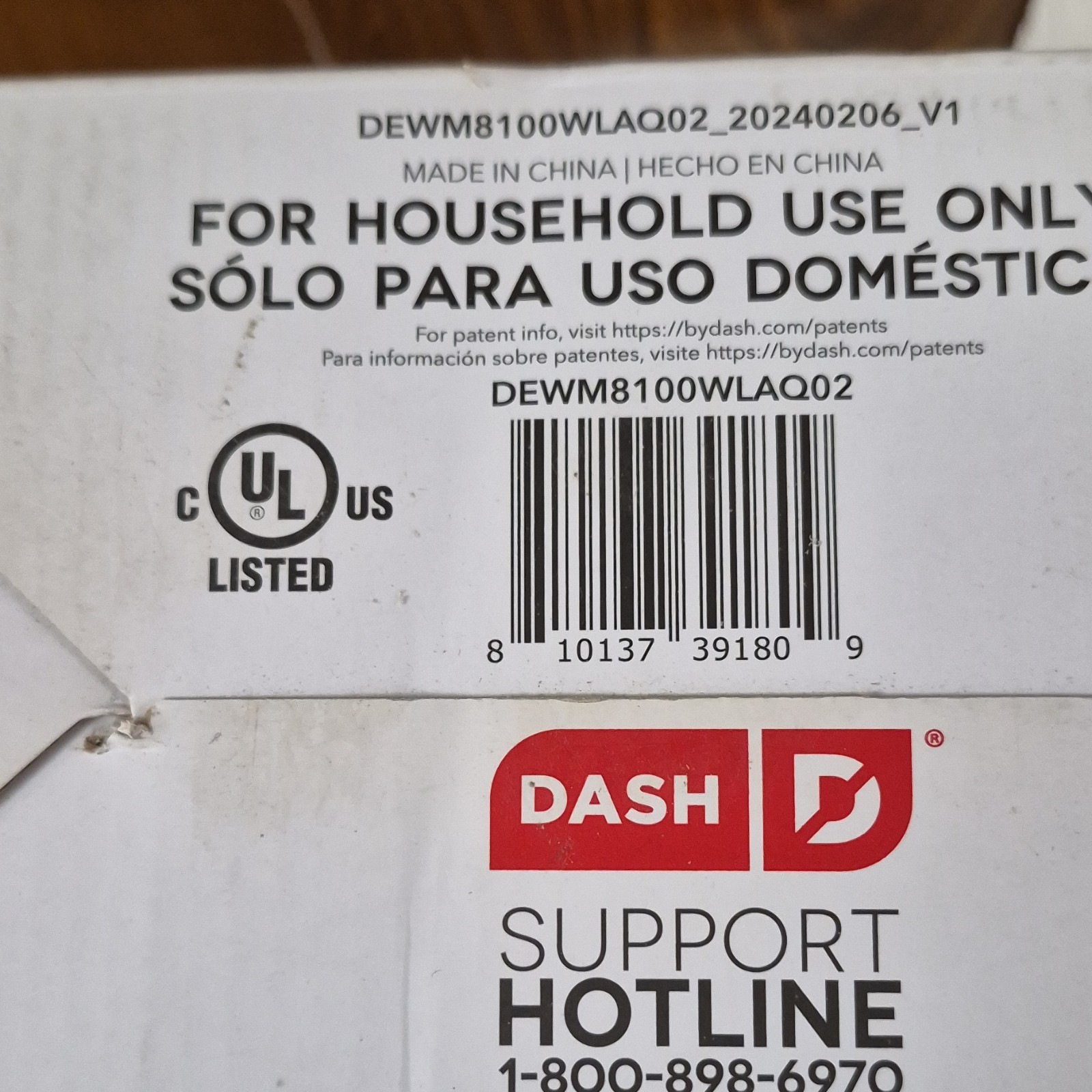 Dash DEWM8100WLAQ02 8" Express Waffle Maker 1000W - Brand New / Open Box 