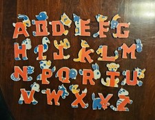 Vintage 1930s Toys 3" Wooden Animal Shaped Alphabet Letters, 23 of 26