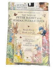 Beatrix Potter Favorite Tales Peter Rabbit/Jemima Puddle Duck CD/Book Sealed