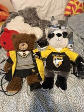 Lot of 2 Build A Bear x Harry Potter Hufflepuff Mascot Plush
