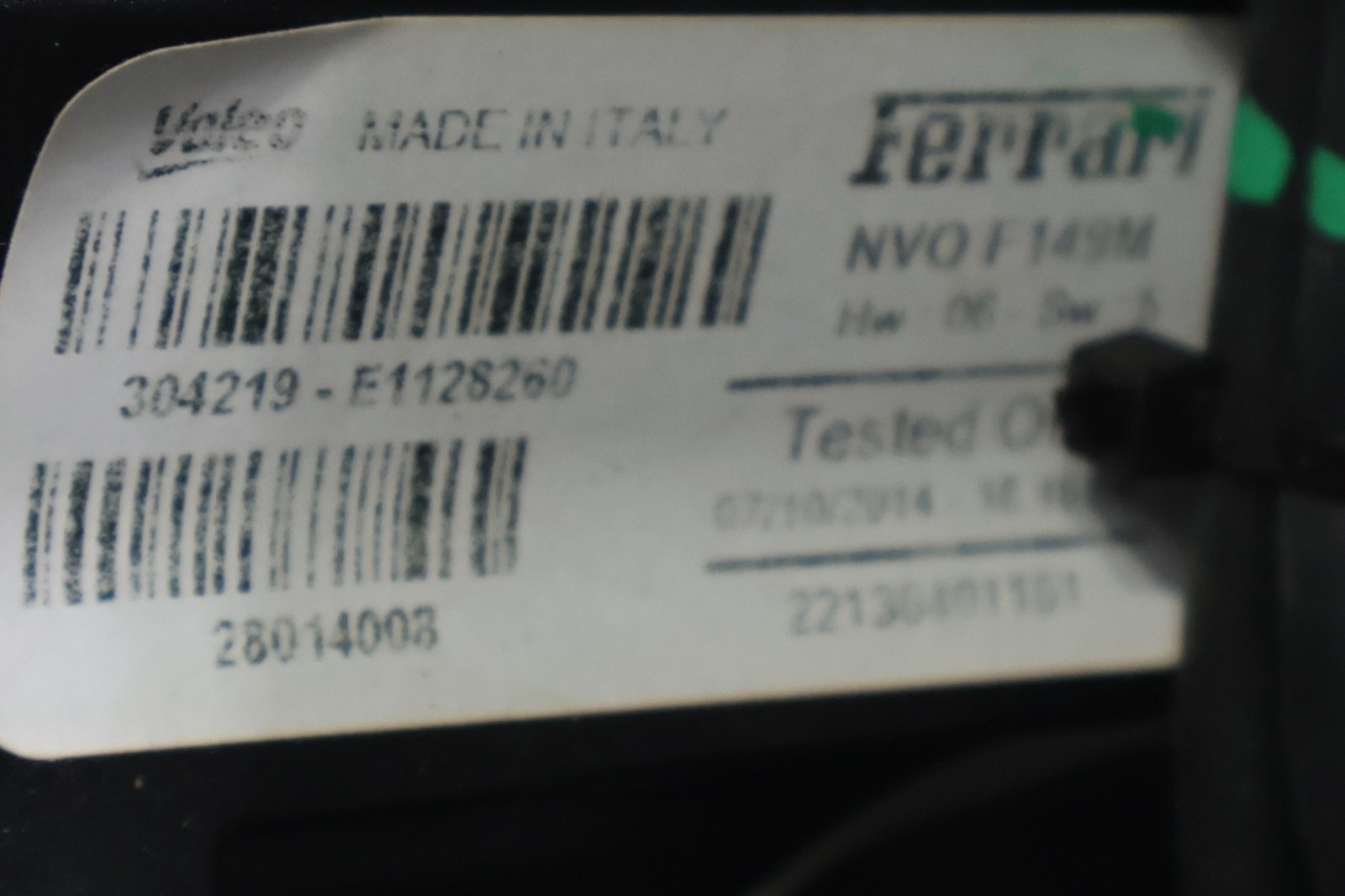 2015 - 2018 FERRARI CALIFORNIA T STEERING WHEEL W/ SWITCHES OEM