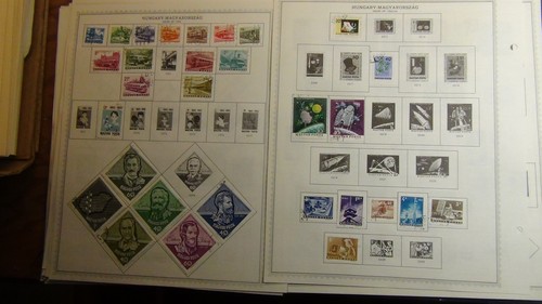 Stampsweis Hungary collection on Minkus pages est 718 or so stamps to 71 - Picture 11 of 15