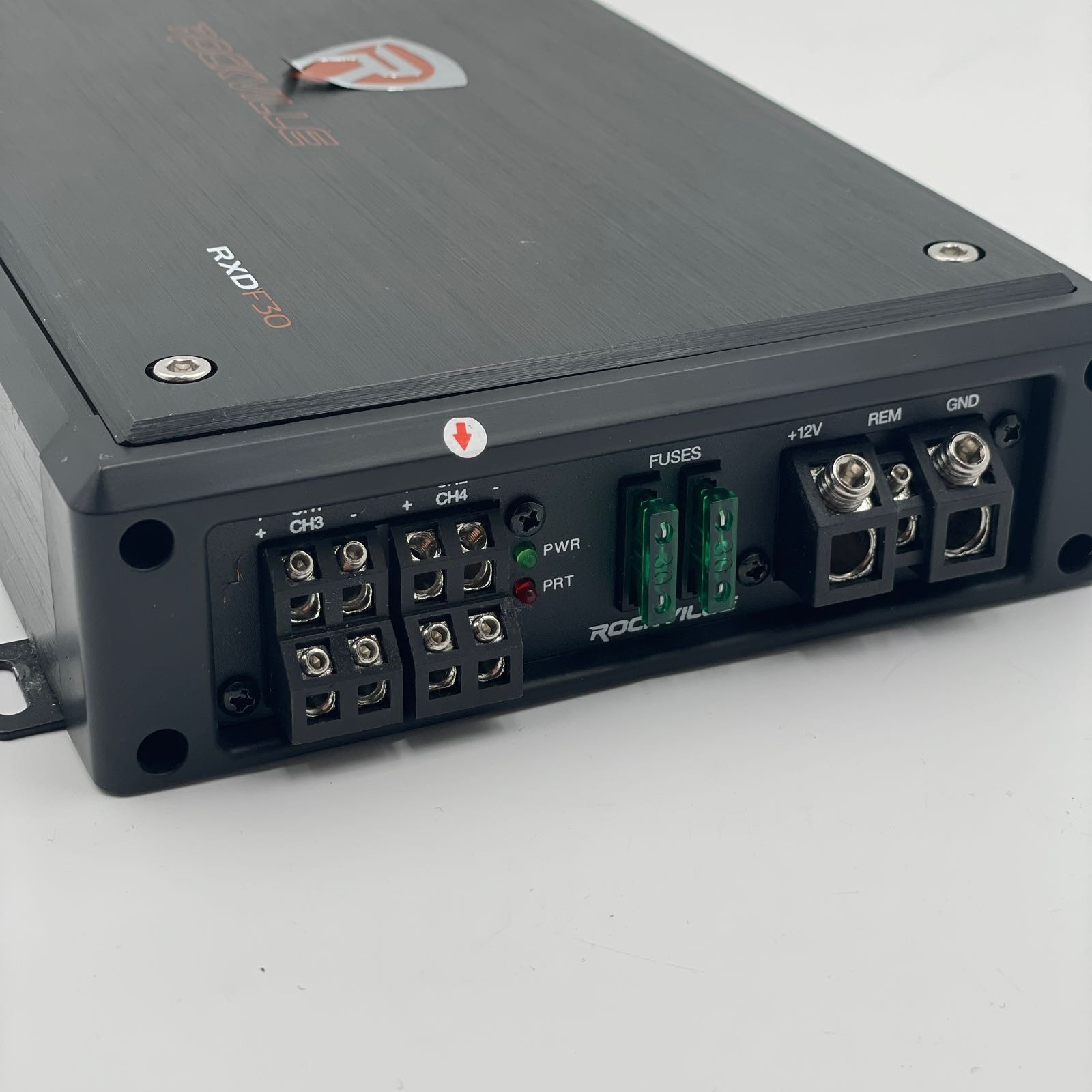 Rockville RXD-F30 2400W 4-Ch 2-Ohm Micro Car Amplifier Dyno-Certified MOSFET