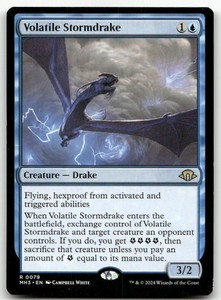 Volatile Stormdrake - Modern Horizons 3 #79 Rare MTG
