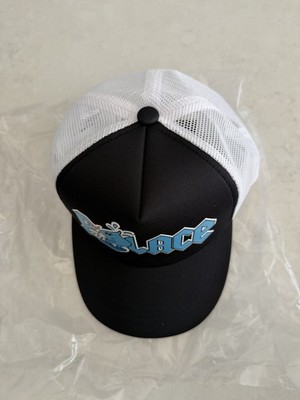 Palace SS26 World Industries Trucker Hat Cap Mesh Snap Black Water