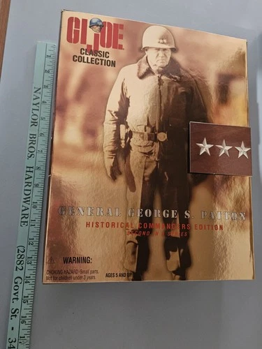 1997 Hasbro GI Joe Classic Collection General George S. Patton Figure New In Box
