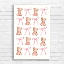 Adorable Teddy Bear Original Canvas Print Large Picture Wall Art
