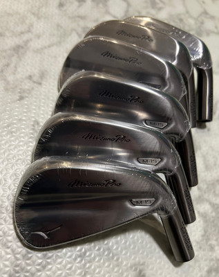NEW Mizuno Pro M-15  BLACK GREY  IRON HEADS ONLY SET /#5-PW