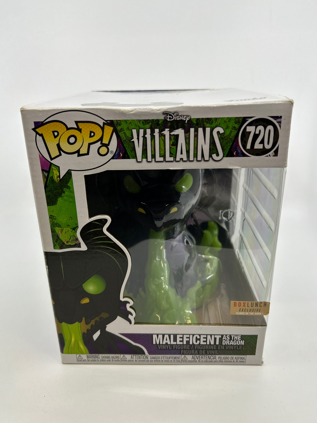 Maleficent As The Dragon Metallic #720 Damaged Box See Pics