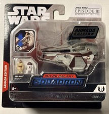 Star Wars Micro Galaxy Squadron Obi-Wan Jedi Interceptor Armada