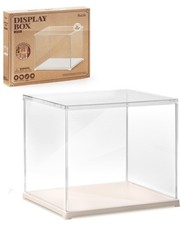 Rolife Acrylic Display Case 28.7 x 23.7 x 24.4 CM Dust Proof Clear Plastic Di...