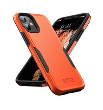 Heavy-Duty Tough Rugged Protective Slim Case For iPhone 11 Orange