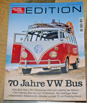 70 Jahre VW Bus, Sonderedition Auto  Motor & Sport, 160 Seiten!