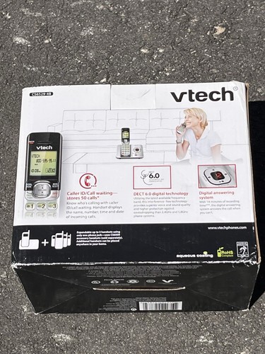 Vtech 4 Handset Cordless Digital Answering System W/ Caller ID/Call Awaiting - Zdjęcie 2 z 3