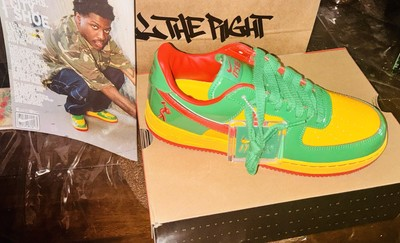 #ad #ad Lil Yachty X Nike Air Force 1 “concrete boys” “Lucky Green” amp; Magazine 10.5 $450.00