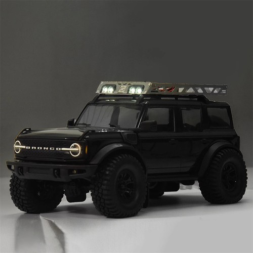 Stainless Steel Roof Rack for 1/18 RC Crawler TRX4-M SCX24 Defender Bronco - Picture 16 of 17