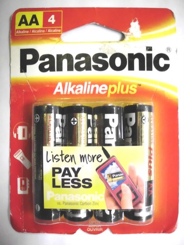 60x Panasonic AA Battery Alkaline Plus Power 1.5v Batteries EXP:2025 USA SHIP - Picture 2 of 3