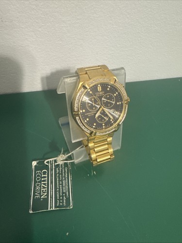 Reloj Hombre Citizen Calendrier Diamantes Eco-Drive Acero Tono Dorado AT0512-53E - Imagen 2 de 14