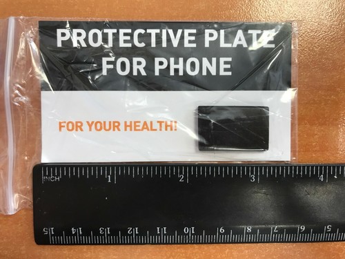 10 shungite plates unpolished rectangular + FREE pendant EMF protection - 第 4/5 張圖片