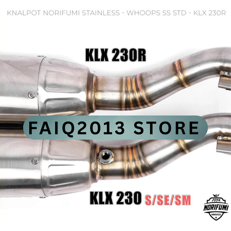 KLX230S/SM 2023NORIFUMI WHOOPS マフラー ウェビックガレージセール | KLX230 KLX230SM NORIFUMI WHOOPS