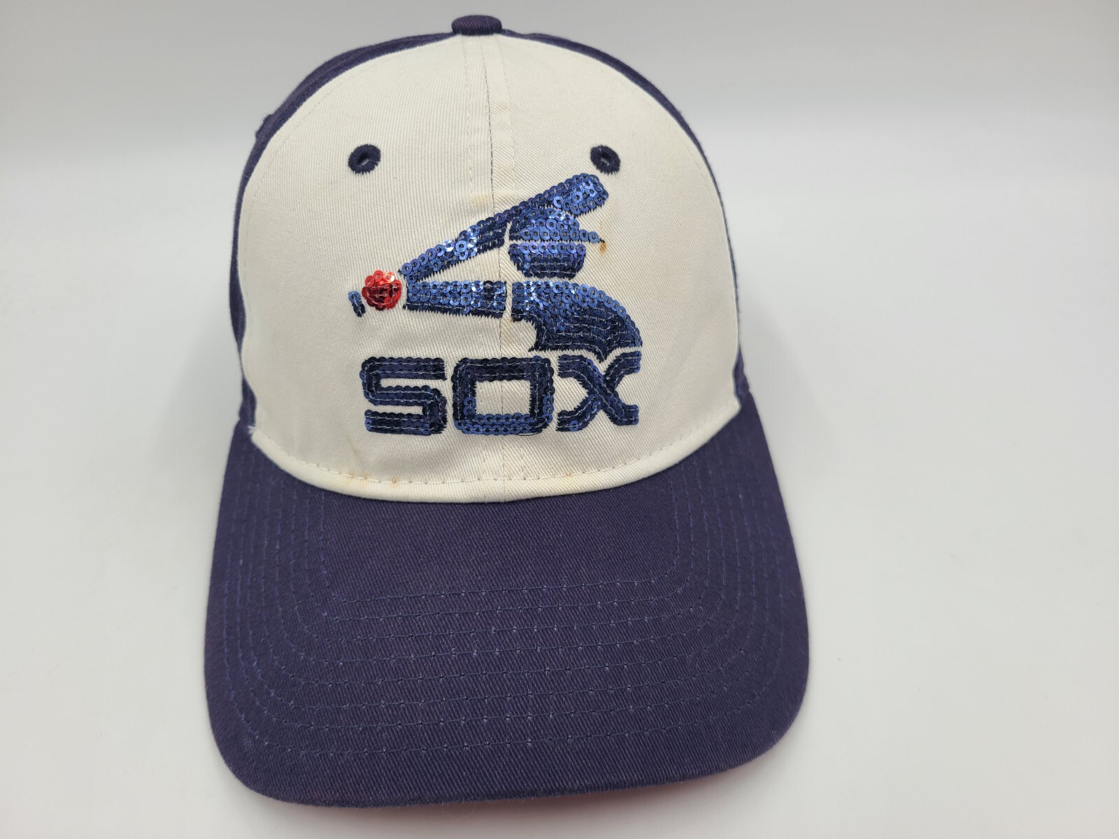Women Chicago White Sox New Era 9Twenty Cooperstown Collection Sequins Hat Cap