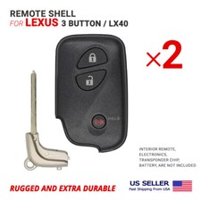 2x Smart Remote Key Shell Case With 40k Series Blade For Lexus 3b High Quality 2x Smart Remote Key Shell Case With 40k Series Blade For Lexus 3b High Quality