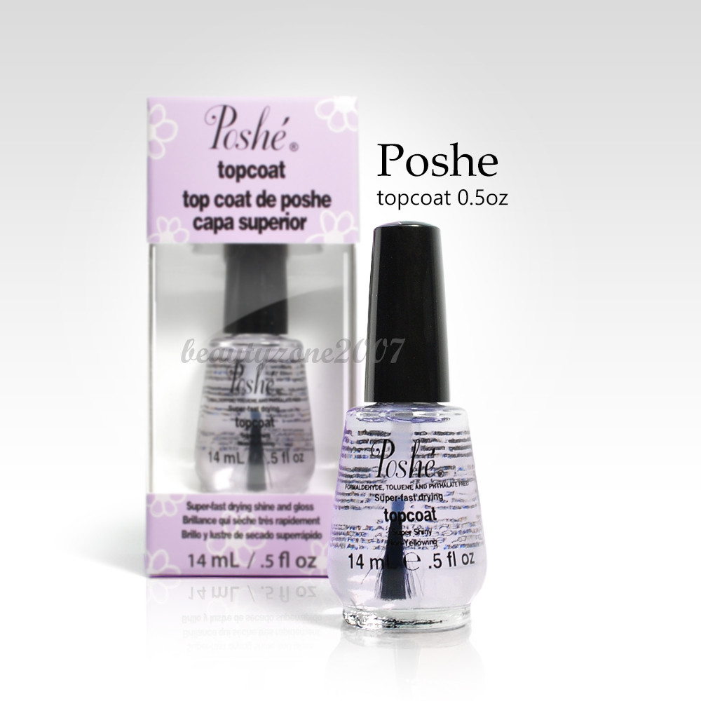Poshe Fast Dry Top Coat, 0.5oz. Poshe Fast Dry Top Coat, 0.5oz.
