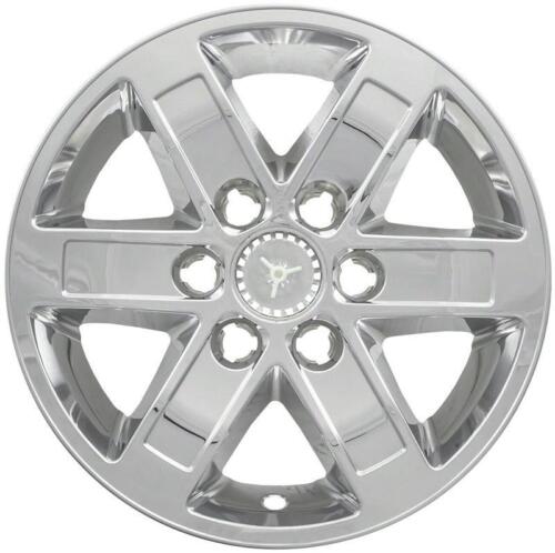 2007-2013 GMC Sierra 1500 # IMP-358X 17" 6 Lug Chrome Wheel Skins NEW SET/4 - Picture 4 of 12
