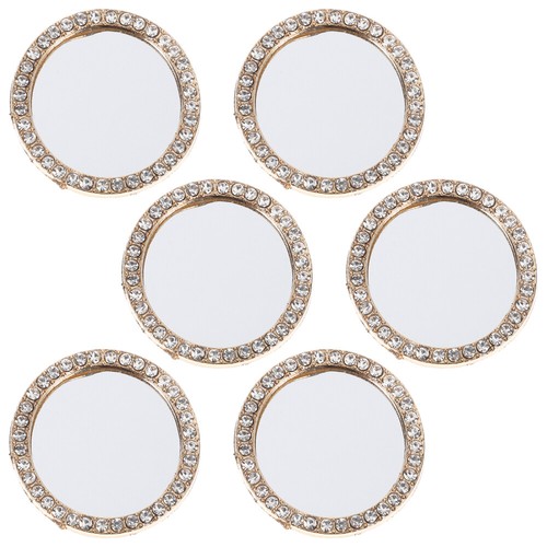 6 Pcs Beauty Mirror Makeup with Magnification Small Round Mirrors - 第 2/10 張圖片