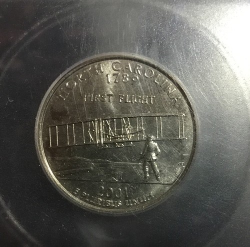 2001-D NC 25C Quarter Sample Slab 50th NCNA Show - Picture 3 of 4