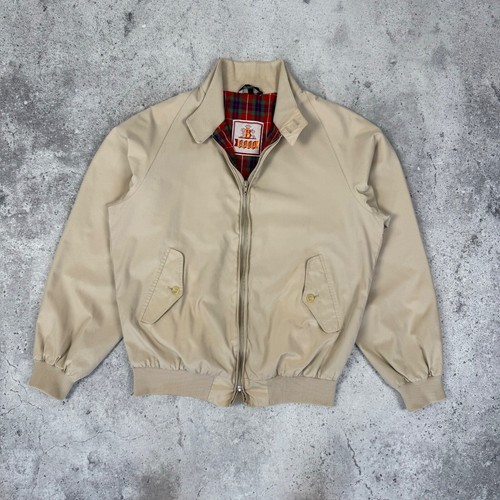 Baracuta G9 Natural Harrington Jacket Cotton Mens Size 40 / S