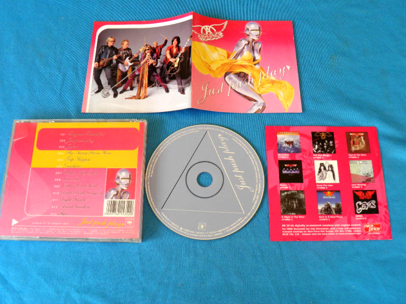 Aerosmith - Just Push Play - RARE IMPORT + Bonus Track / Jaded