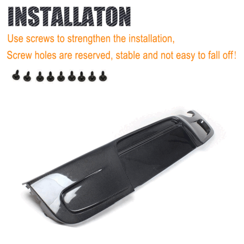 Carbon Diffusor Hinten Stoßstange Heckspoiler für BMW 1ER E87 M Paket 2007-2010 - Bild 10 von 11