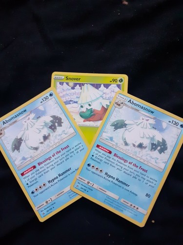 Pokemon Karten Snover Und Abomasnow Konvolut - Bild 2 von 5