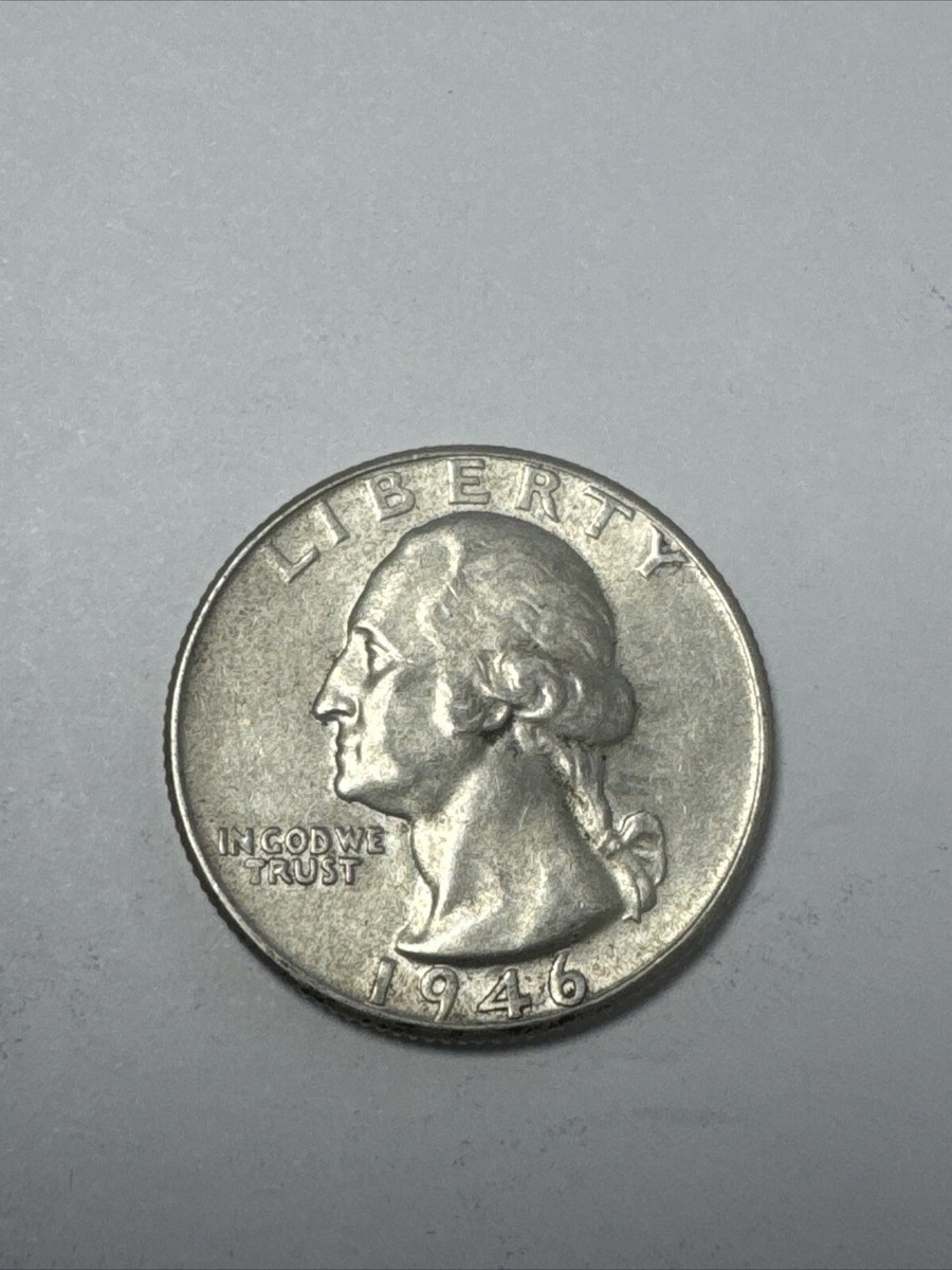 1946 Washington Quarter No Mint Mark | eBay