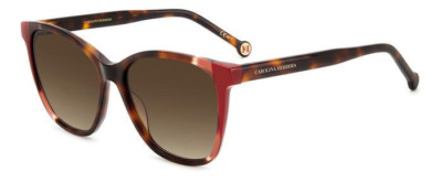 Carolina Herrera CH 0061/S Sonnenbrille UV400 HAVANA RED Cal. 57