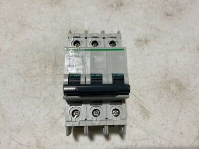 Schneider Electric C60 Multi 9 Circuit Breaker 25A 240V 3-Pole, NOS