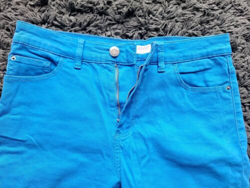 Damenjeans M&S Super Skinny Cropped Größe 10 Kobaltblau - Bild 3 von 6