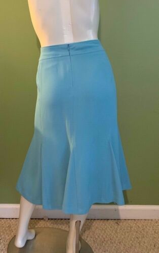 Doncaster Collection Women's Pleated Blue Acetate Blend Lined Skirt, Sz. 16 - Picture 4 of 4