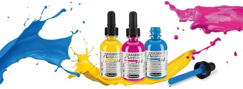 Schmincke Akademie Acryl Ink S.23 36 Farben a 50ml (GP1L=100,40€) + Sets - Bild 2 von 5