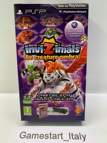 INVIZIMALS LE CREATURE OMBRA + FOTOCAMERA - SONY PSP - NUOVO SIGILLATO PAL