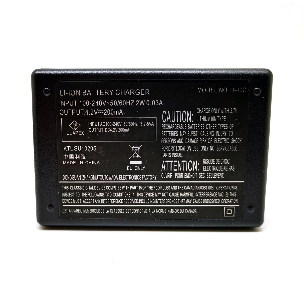 Battery Charger For Nikon Coolpix S520B S570 S600 S700 S3000 S4000