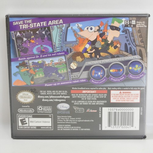 PHINEAS AND FERB ACROSS THE 2nd DIMENSION Unused Nintendo DS 2093 nds - Picture 2 of 7