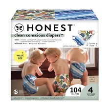 The Honest Company Clean Conscious Diapers  Plant-Based, Sustainable  Tie-D...