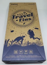 CAPAS Snorkel Fins, Swim Fins Travel Size Short Adjustable for Snorkeling L / XL