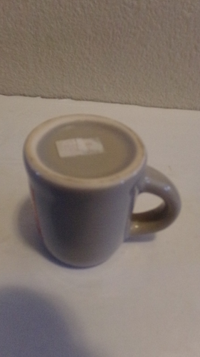 Bud Dry Beer Mini Ceramic Stein or Shot Mug 2 1/2" Nice Display - Picture 3 of 3