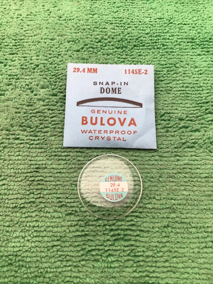 Verre montre SUC RS 124 - BULOVA - 3,4x7,8 [NOS] (Watch crystal