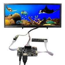 HD Audio LCD Controller Board With 12.3inch HSD123KPW1 1920x720 IPS LCD Panel