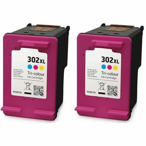 Replacement Ink For HP 302 XL Black And HP 302XL Colour Ink Cartridges - Picture 6 of 8